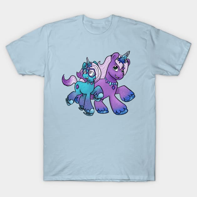 Sparkle Ponies T-Shirt by AmyNewBlue